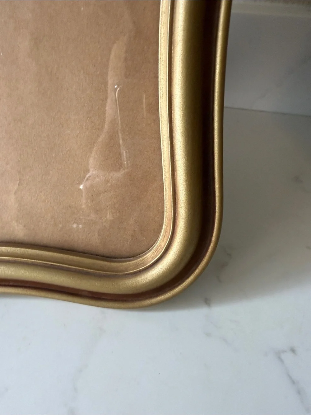 Vintage Gold Tone Table Top Picture Frame 1972